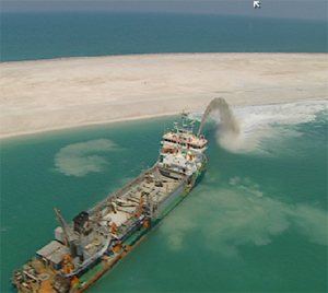 Palm Island Dredging Ship